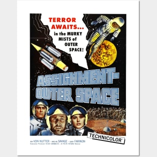 Classic Science Fiction Movie Poster - Assignment Outer Space Posters and Art